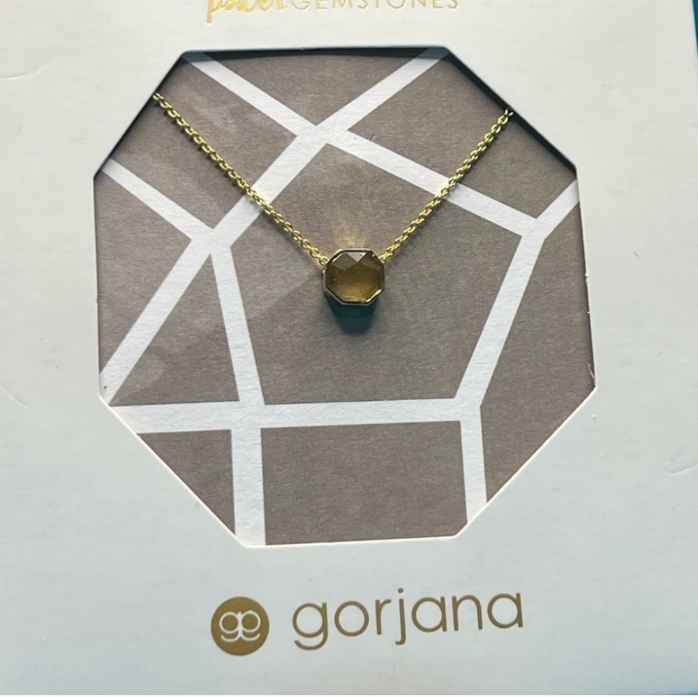 Gorjana power gemstone necklace - Labradorite - NWT